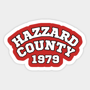 Hazzard Sticker